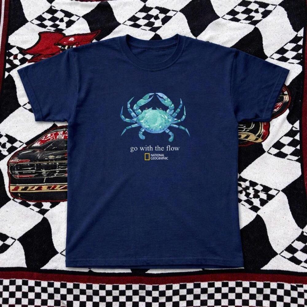 Navy National Geographic Crab T Shirt